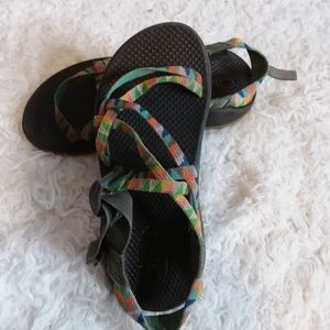 Chaco ZX1 Ecotread Youth Hiking Multicolor Sandals size 5